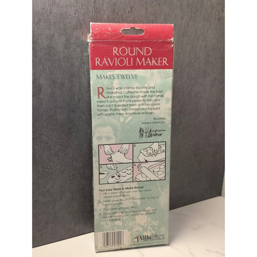 VillaWare round ravioli